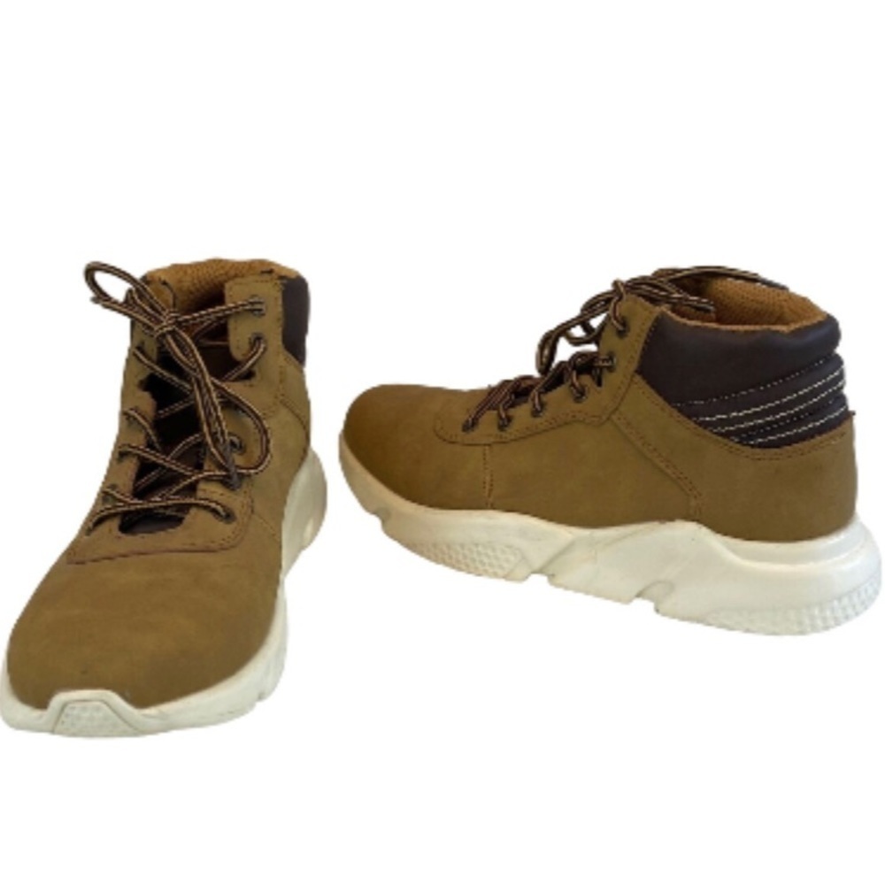 Air Underground Boots Titan Hiker Womens 9.5M Brown Faux‎ Leather 133712 Comfort